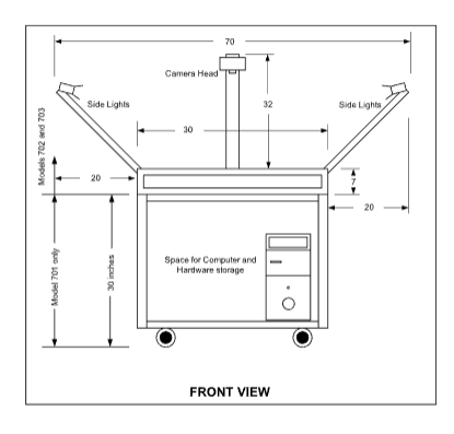 Front view system configuration diagram